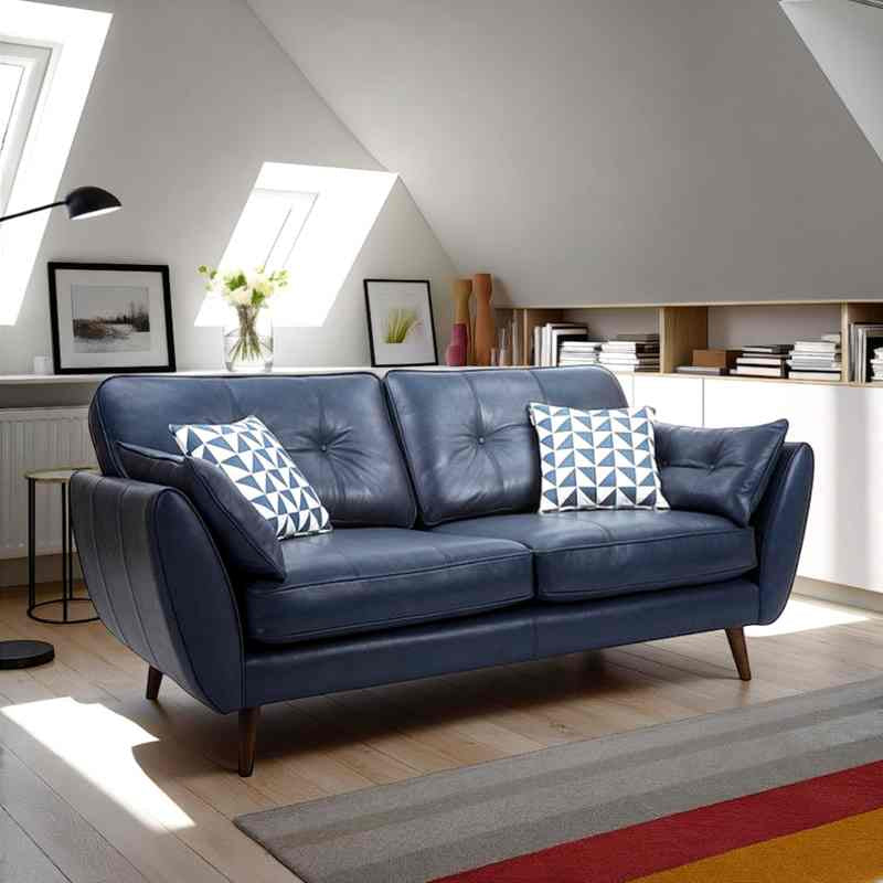 Cavello leather sofa - 3 seater leather sofa