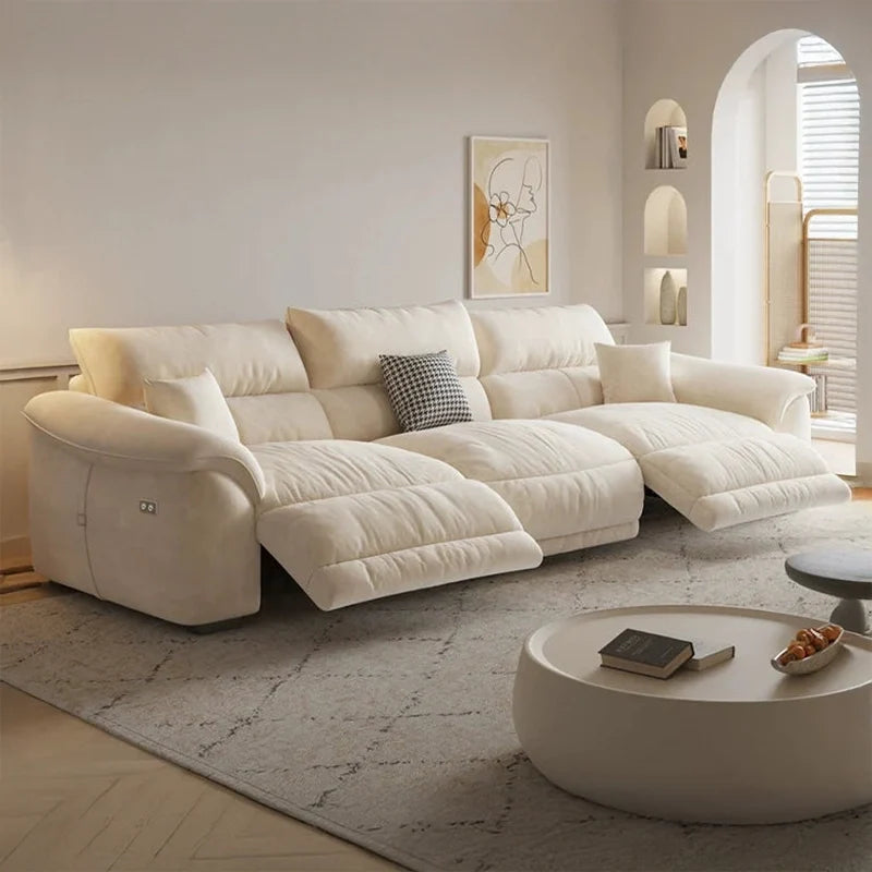Gantor recliner sofa L shape - 3 seater recliner sofa