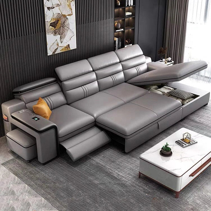  Sofa Cumm Bed with pull-out convertible sofa bed couch, ottoman stool, hidden storage chaise, fabric finish and modern sofa to bed functionality.