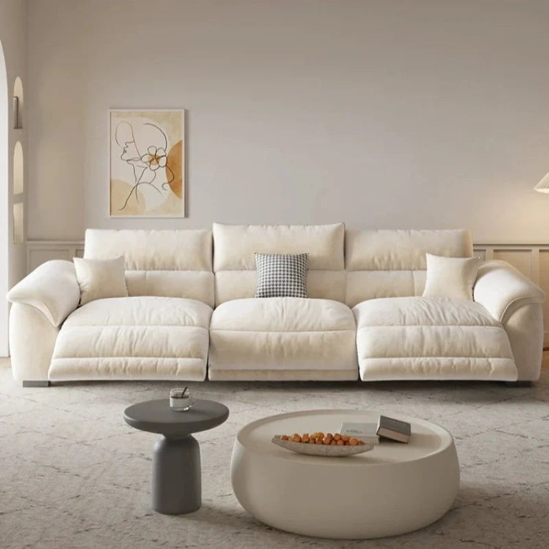 Gantor recliner sofa L shape - 3 seater recliner sofa
