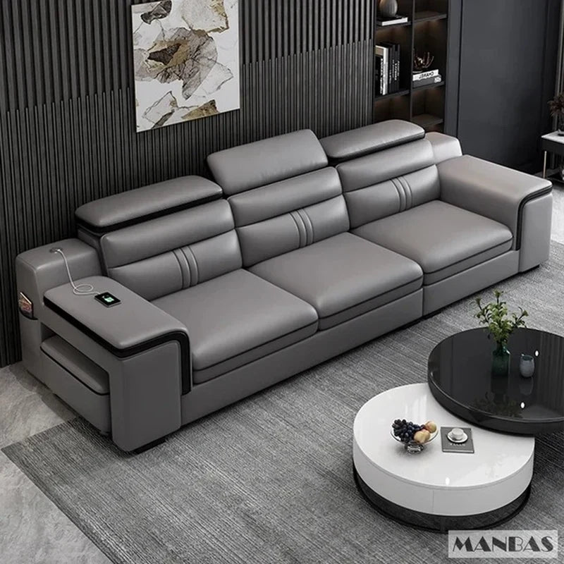  Sofacumbed featuring modern sofa bed design, grey leatherette finish, mustard accent cushions, sleeper sofa comfort and practical sofa to bed conversion