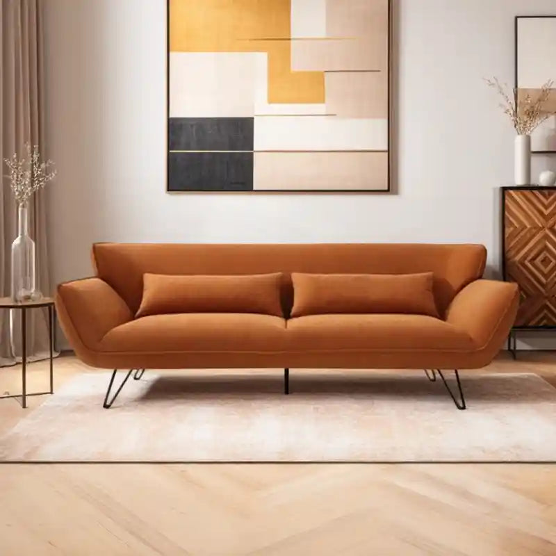 Crust fabric sofa - 3 seater fabric sofa