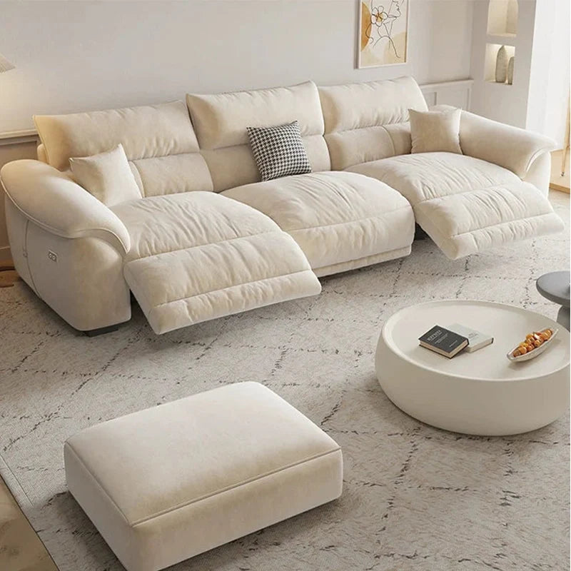 Gantor recliner sofa L shape - 3 seater recliner sofa