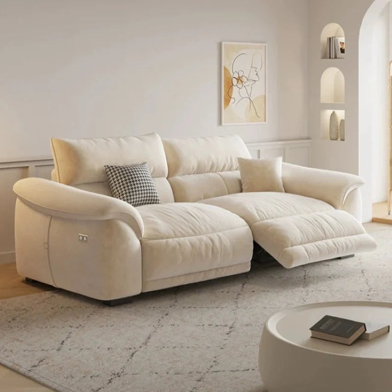 Gantor recliner sofa L shape - 3 seater recliner sofa