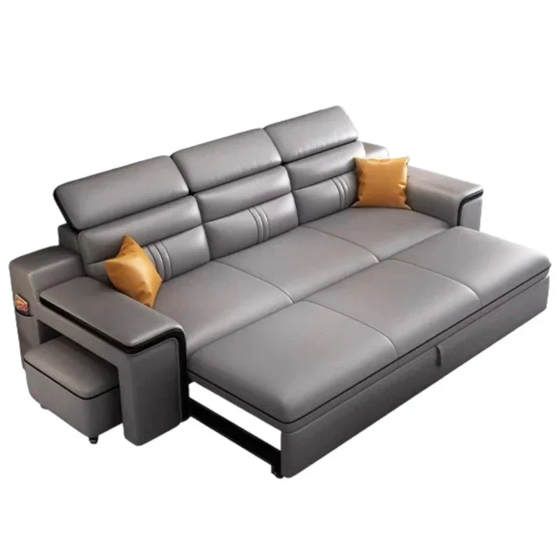 A sturdy Neem Wood frame reinforced with engineered plywood, pocketed springs and foam gives this  Sofa Cumm Bed reliable comfort for everyday seating and sofa to bed use.