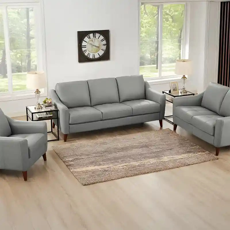 Fendro fabric sofa set - 3 seater fabric sofa