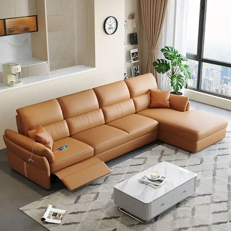 Nami Convertible Sofa Bed with Recliner and USB