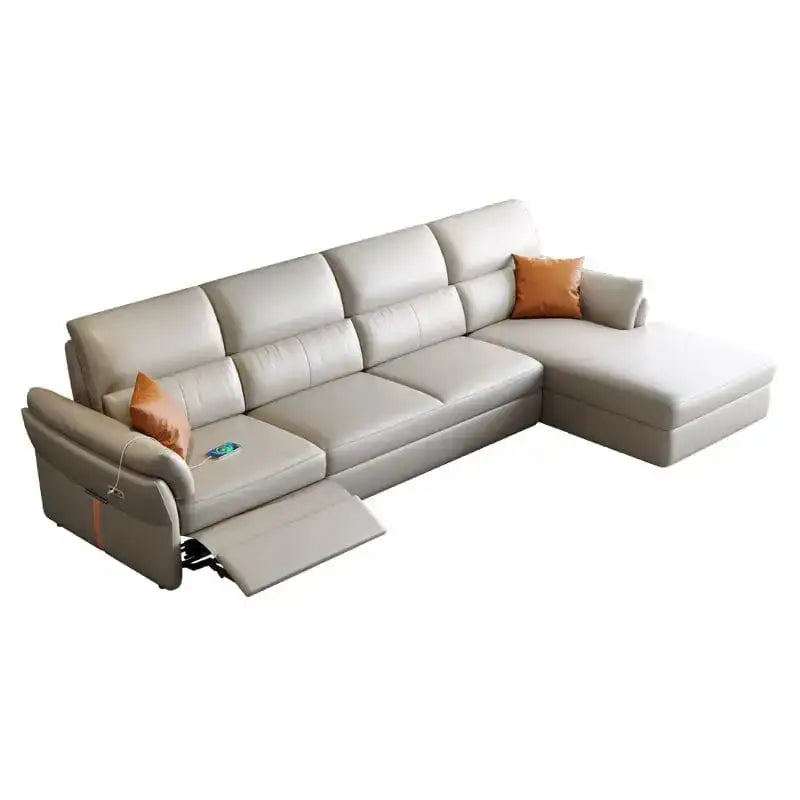 Nami Convertible Sofa Bed with Recliner and USB