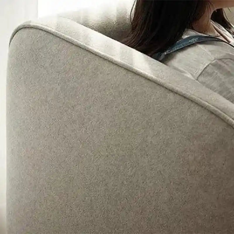 Norix designed with a thick, curved headboard and wrap-around sides; Norix platform bed shown as an upholstered bed.