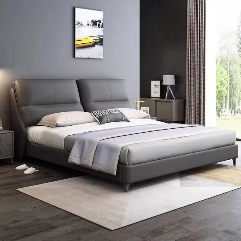 Nivan upholstered bed Made to Order Custom Designed