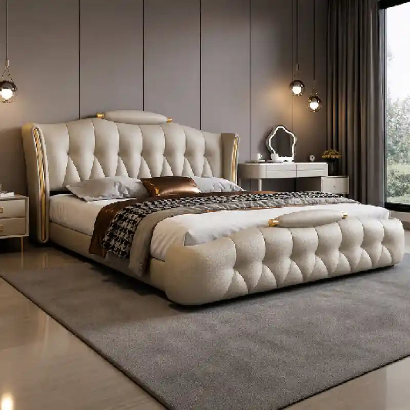 Redmont upholstered bed Custom Crafted to Order
