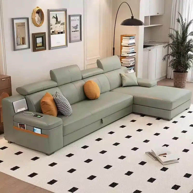 Neel Smart Sofa Bed with Storage, USB and Speaker