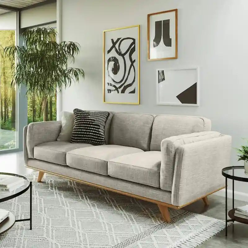 Darin fabric sofa - 3 seater fabric sofa