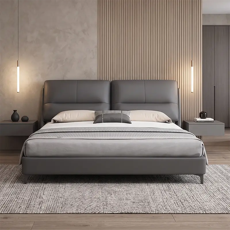 Nivan upholstered bed Made to Order Custom Designed