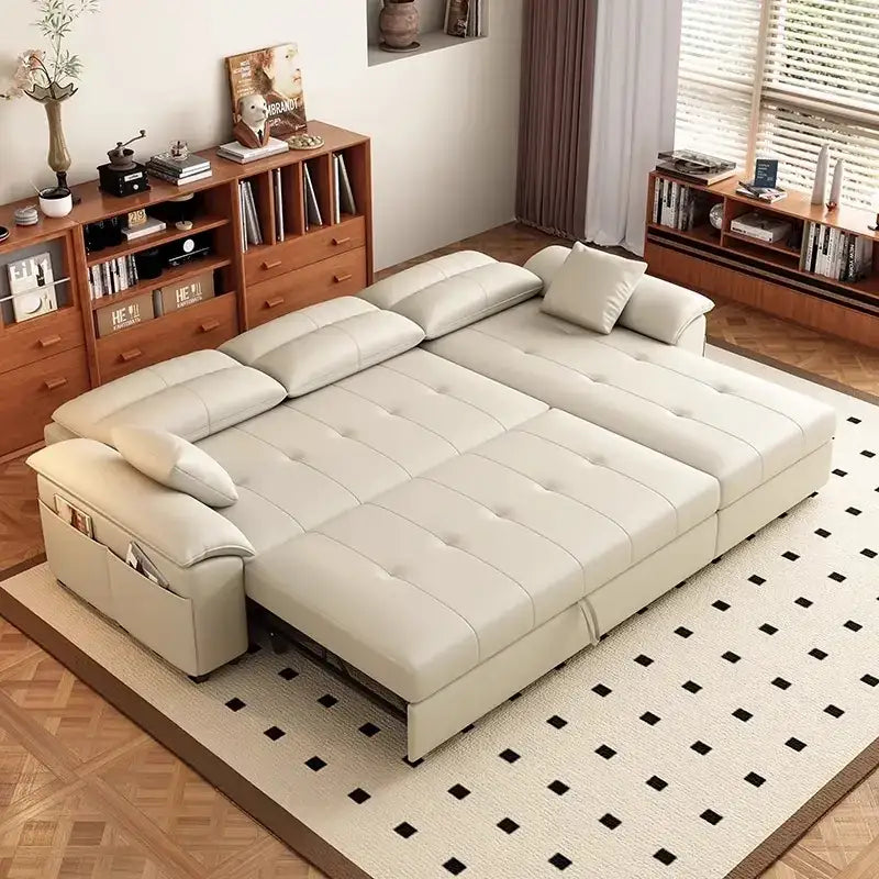 Kraven Sofa cum bed with Pull-Out Bed and Storage