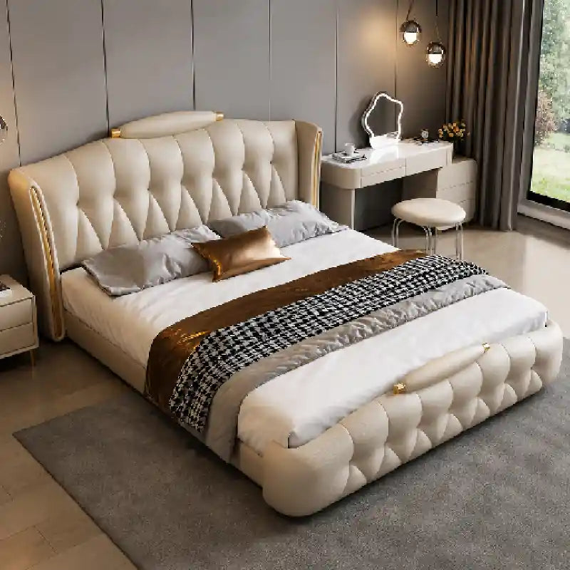 Redmont upholstered bed Custom Crafted to Order