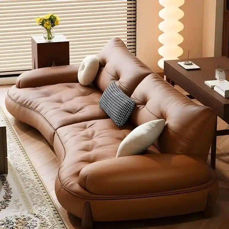 Cendro leather sofa - 3 seater leather sofa