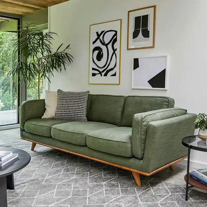 Darin fabric sofa - 3 seater fabric sofa