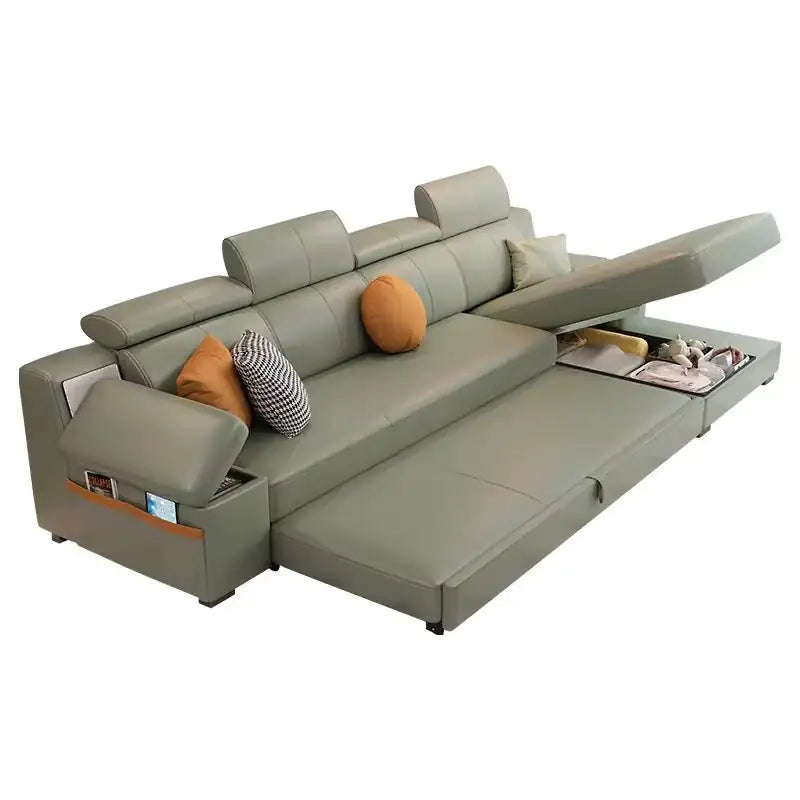 Neel Smart Sofa Bed with Storage, USB and Speaker