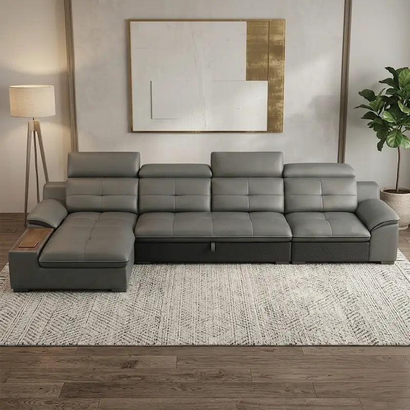Silo Couch Bed Combo with Cup Holders and USB
