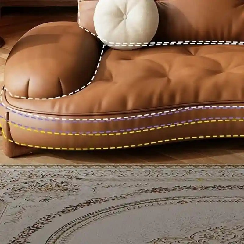 Cendro leather sofa - 3 seater leather sofa