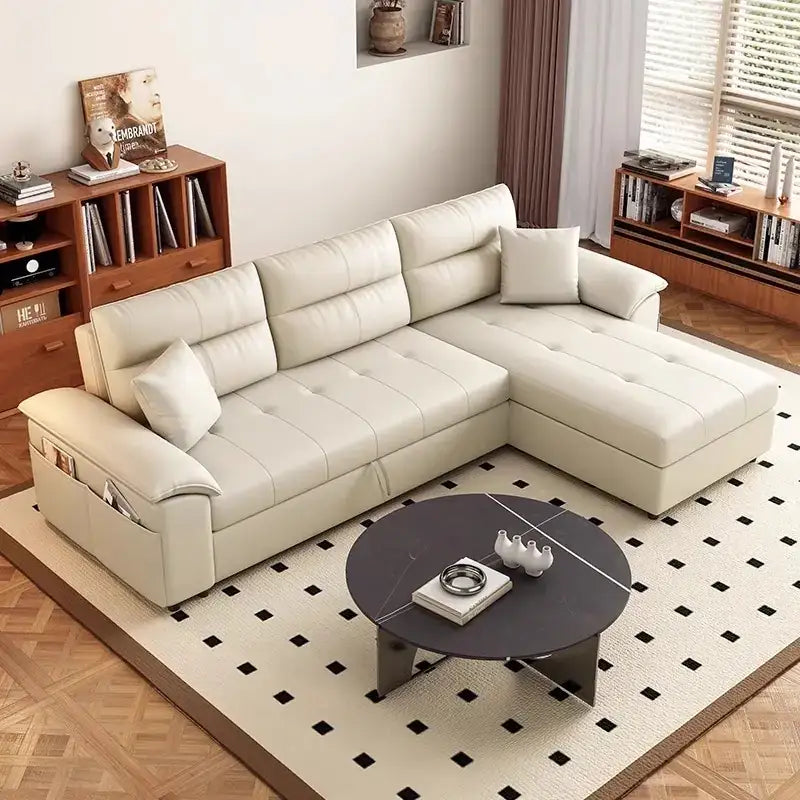 Kraven Sofa cum bed with Pull-Out Bed and Storage