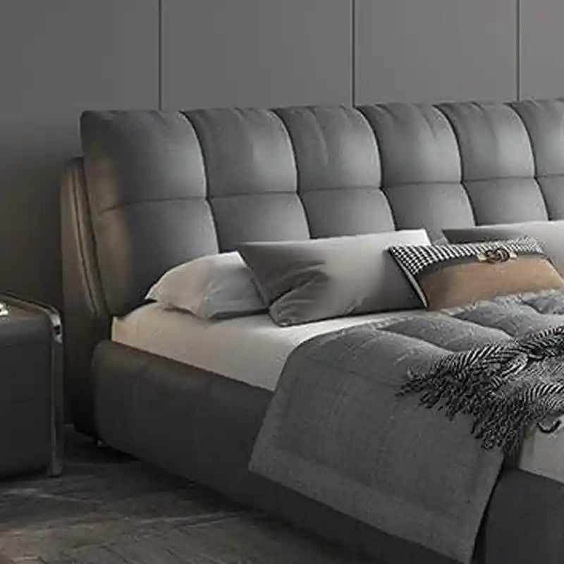 Contemporary platform bed online modern bed design premium cushioned bed frame