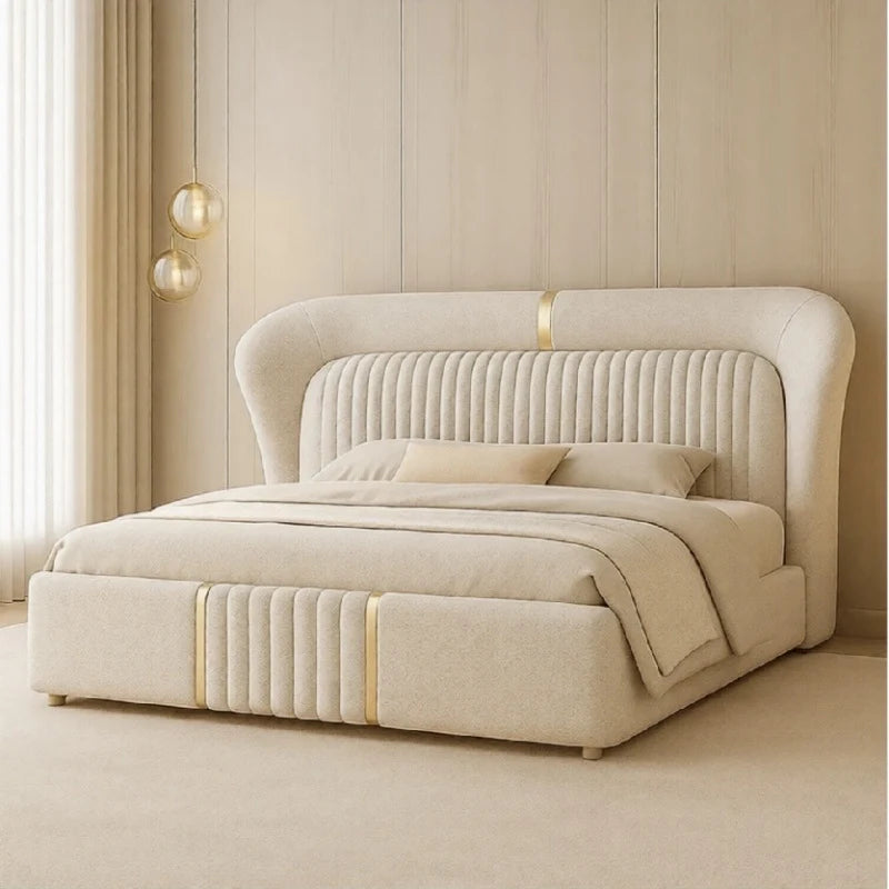 Lift-up storage frame, bed online and cot design, upholstered wooden support