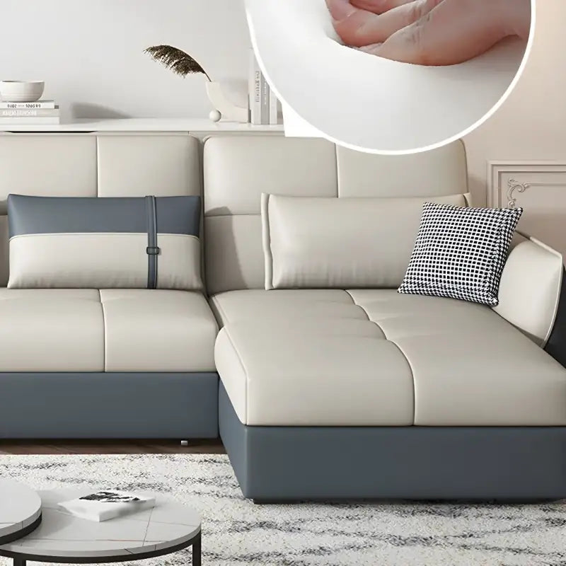 Ciran L Shape Sofa Bed with Hidden Storage