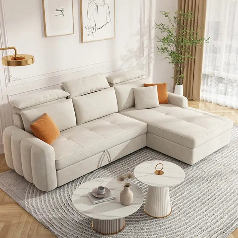 Minato Pull Out Sofa Bed with Side Storage