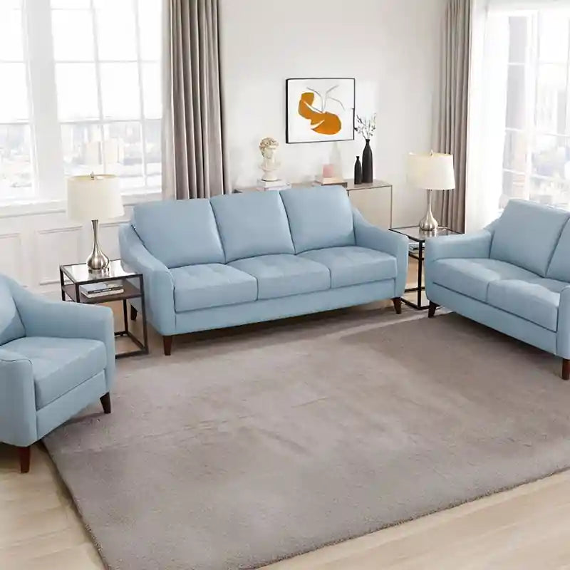 Fendro fabric sofa set - 3 seater fabric sofa