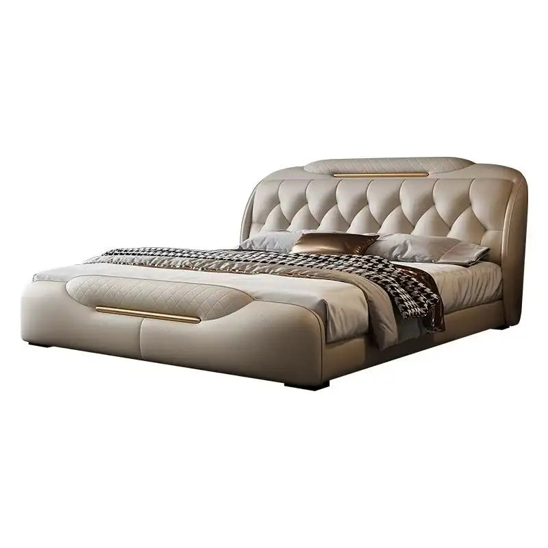Diamento Luxury Bed with Diamond-Padded Headboard
