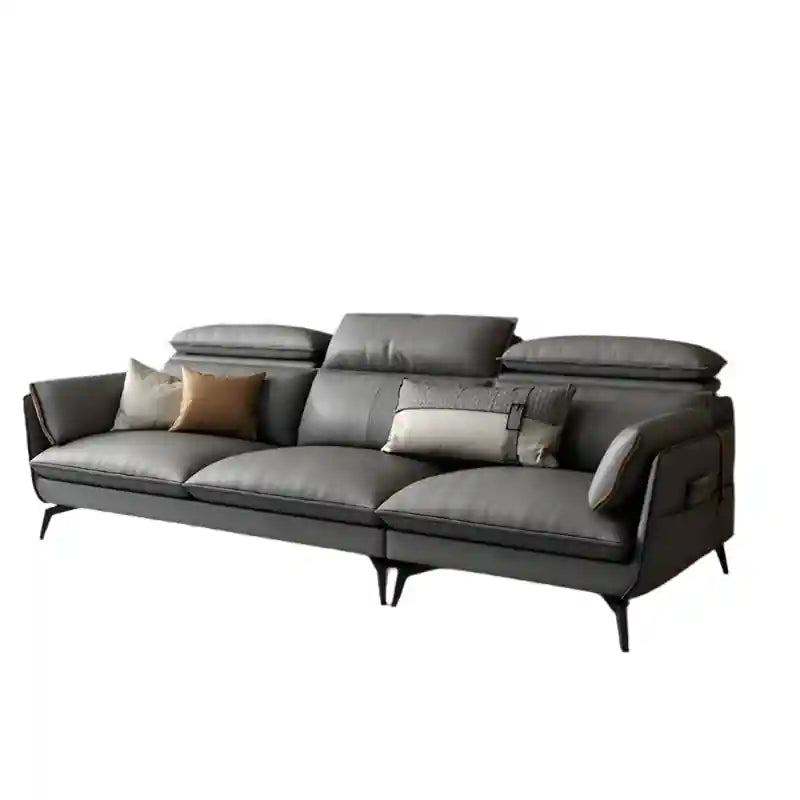 Nilo leather sofa L shape