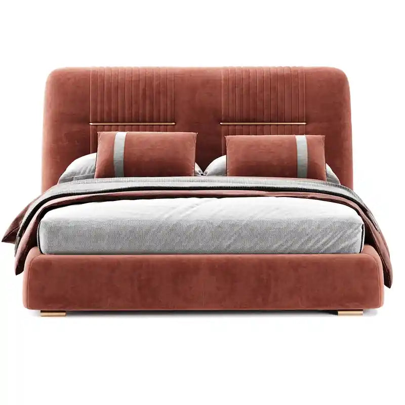Elmar upholstered bed Custom Crafted to Order