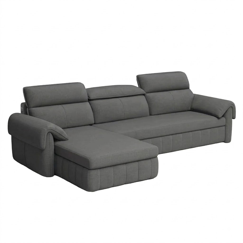 Denki L Shape Sofa Bed with Storage and USB