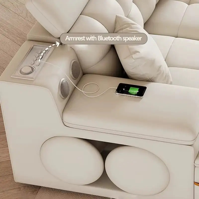 Fara Smart Convertible Sofa Bed with Bluetooth