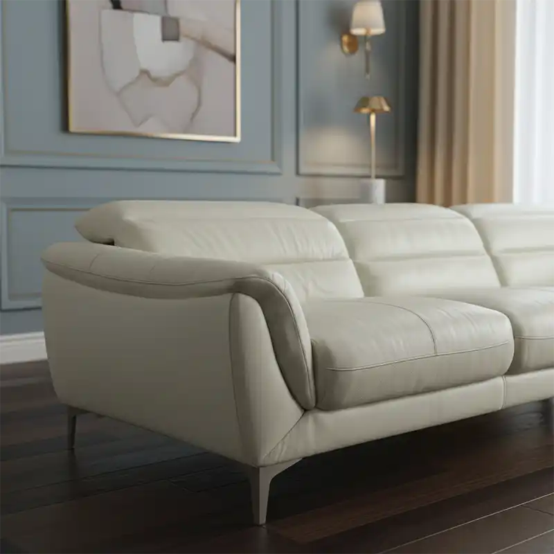 Stark L Shape Sofa with High Back Comfort