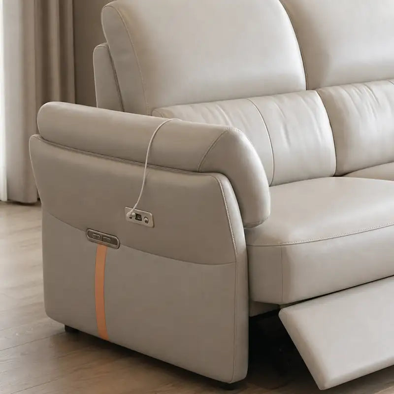 Nami Convertible Sofa Bed with Recliner and USB