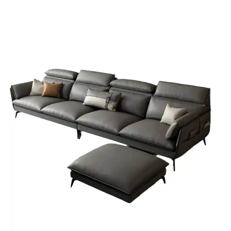 Nilo leather sofa L shape