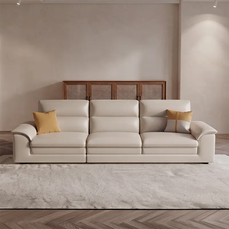 Davero Luxury Sofa Set with Wide Cushions
