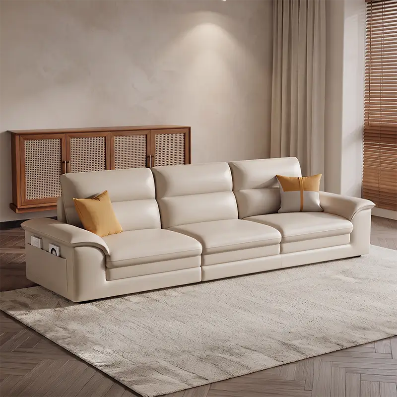 Davero Luxury Sofa Set with Wide Cushions