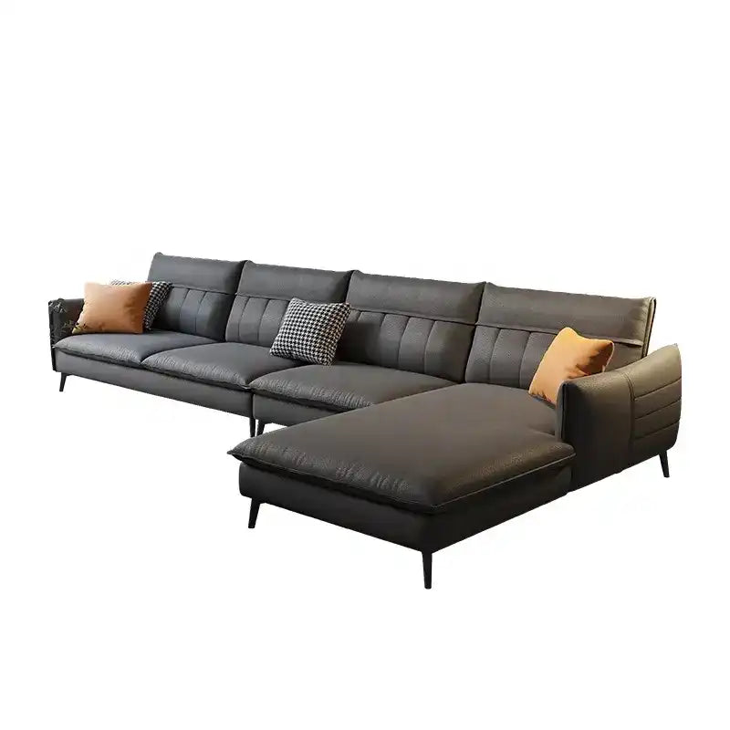 Luxury 3 seater sofa with modern fabric upholstery, deep seating and supportive cushions